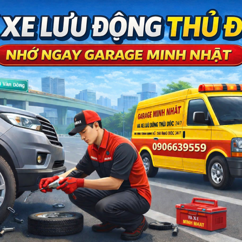 Vá Xe Lưu Động Thủ Đức – Nhớ Ngay Garage Minh Nhật