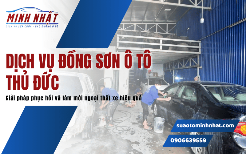 dịch vụ đồng sơn ô tô Thủ Đức